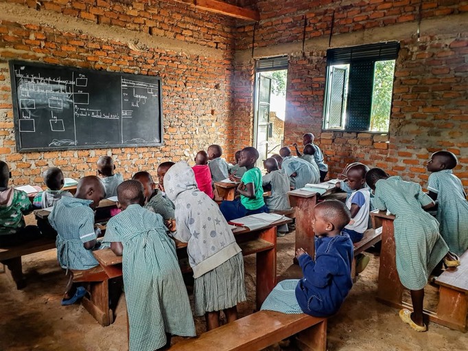 Children learning in a Mustard Seed classroom
