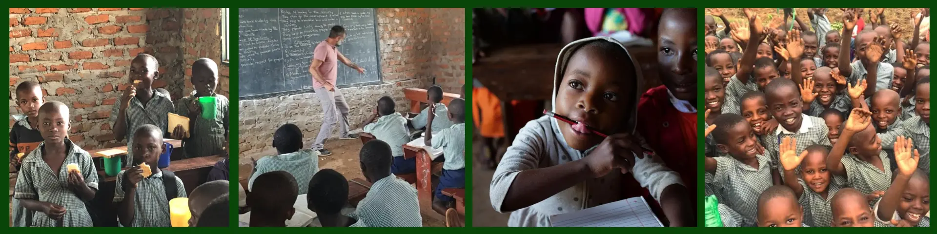 Students learning and sharing breakfast at school